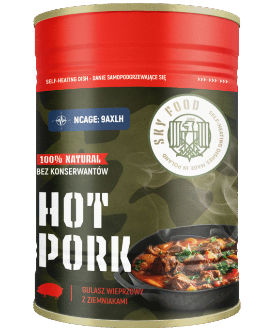 HOT PORK Gulasz wieprzowy z ziemniakami