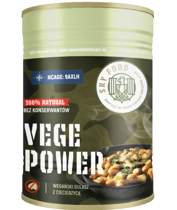 VEGE POWER Wegański gulasz z ciecierzycy